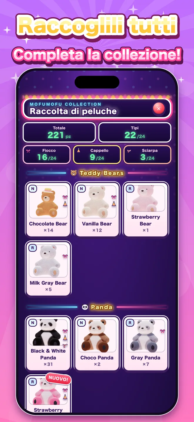 Raccoglili tutti Completa la collezione!